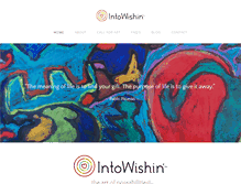 Tablet Screenshot of intowishinarts.com